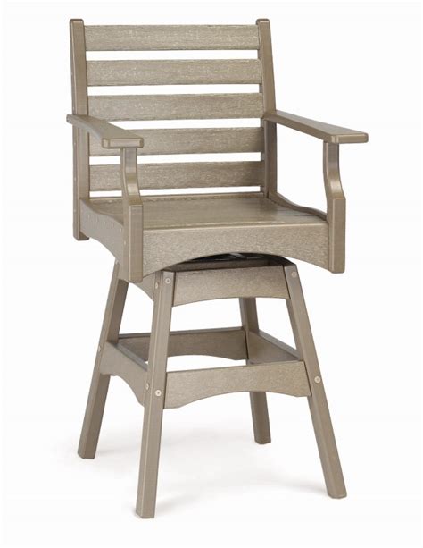 We offer a variety of styles & colors of bar stools! Piedmont Swivel Bar Chair - Breezesta