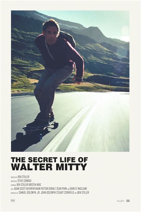 The Secret Life Of Walter Mitty 2013 Alternative Movie Posters