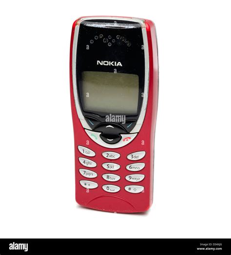Old Nokia Mobile Phone Isolated On White Background Stock Photo Alamy