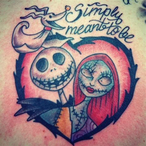 I've seen this exact tattoo on someone in real life and lemme tell. Nightmare before Christmas tattoo by instagram ...