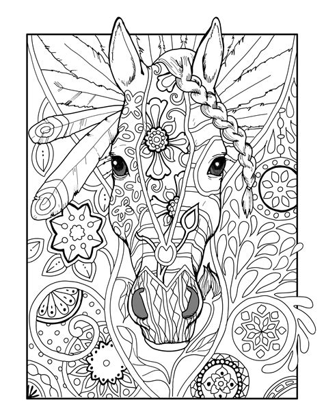Mythical Creature Animal Coloring Pages For Adults Tripafethna