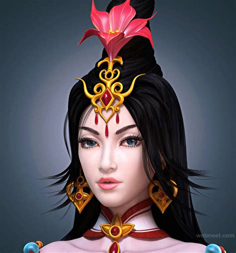 25 Most Beautiful 3d Game Models And Character Designs