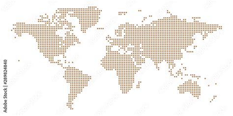 Square World Mapmap Template For Web Site Pattern Infographics Globe