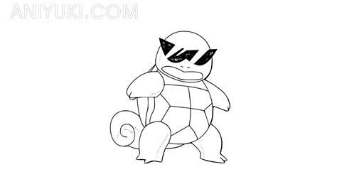 Pokemon Coloring Pages Squirtle