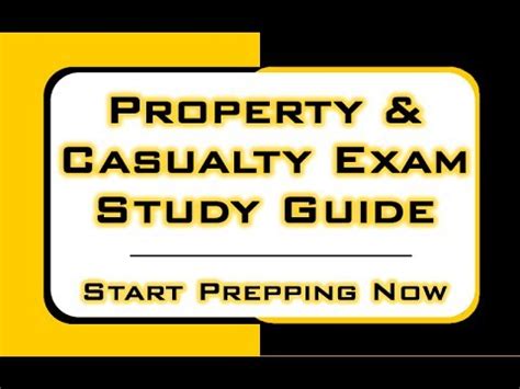 A new 50 item test covers the content likely to be seen on the psi property and casualty exam. Property and Casualty Insurance Exam Study Guide: Approval ...