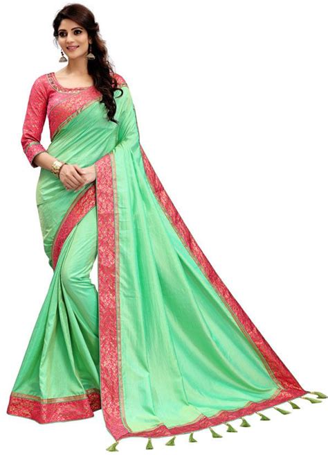 Mint Green Two Tone Silk Saree Party Wear Sarees Silk Sarees Saree