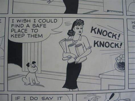 original comic strip art 1951 fritzi ritz sunday strip ernie bushmiller