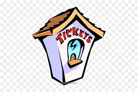 Ticket Booth Royalty Free Vector Clip Art Illustration Ticket Booth