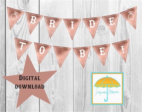 Bride To Be Banner Hen Party Decoration Bridal Shower Etsy Uk