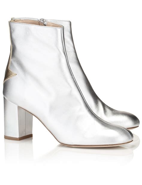 Camilla Elphick Silver Lining Ankle Boots In Metallic Lyst