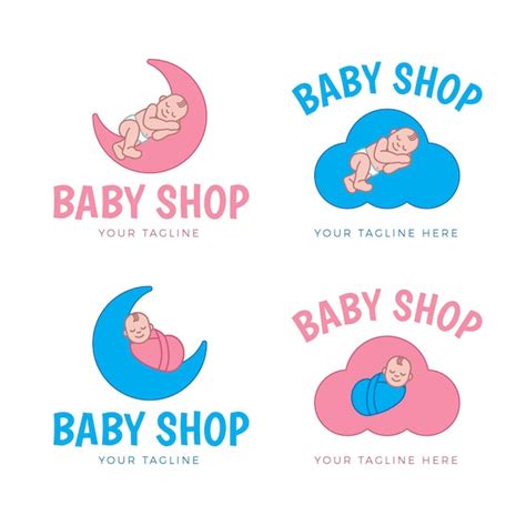 Premium Vector Detailed Baby Logo Templates