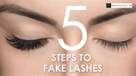 How To Apply Fake Lashes Like A Pro Step Tutorial For Beginners