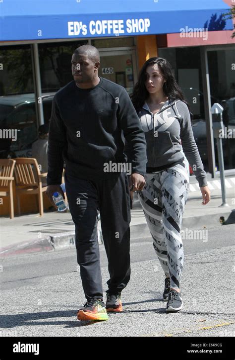 Reggie Bush And Girlfriend Lilit Avagyan Out Having Lunch In West