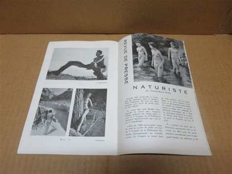 Nu La Revue Naturiste Internationale Mars 1961 Nus Ebay