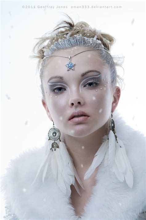 Queen Of The Snow By Eman333 On Deviantart Snow Queen Makeup Fairy Makeup Queen Makeup