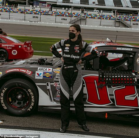NASCAR S First Female Arab American Driver Toni Breidinger Makes