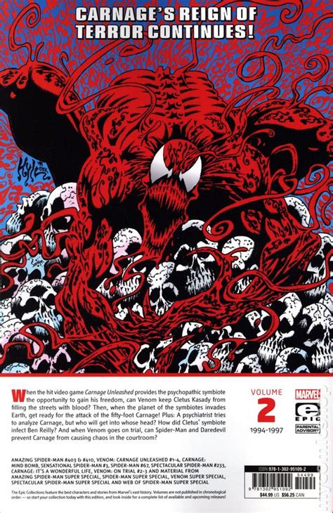 Carnage Web Of Carnage Tpb 2023 Marvel Epic Collection Comic Books