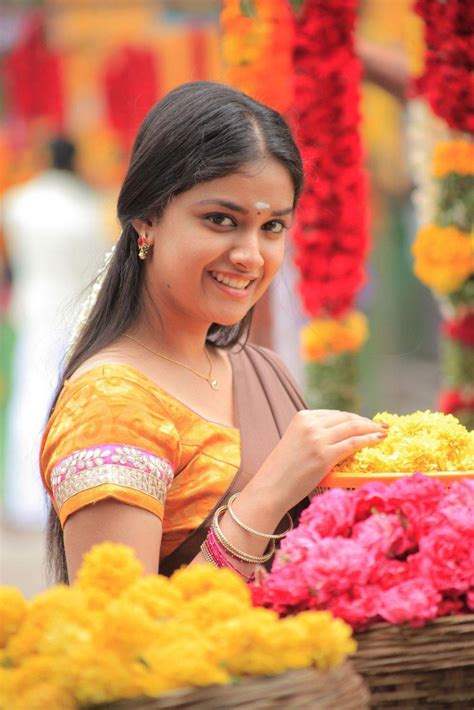 Keerthi Suresh Tamil Movie Stills In Yellow Saree Tollywood Boost