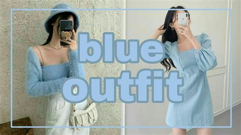 Korean Aesthetic Blue Outfit Idea💙 Youtube