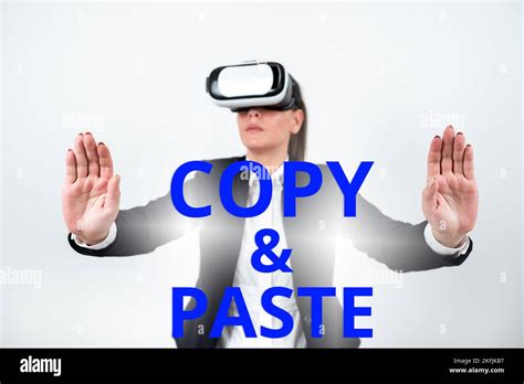 Inspiration Showing Sign Copy Paste Internet Concept An Imitation