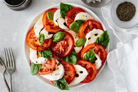 Caprese Salad Recipe Classic Italian Salad Downshiftology