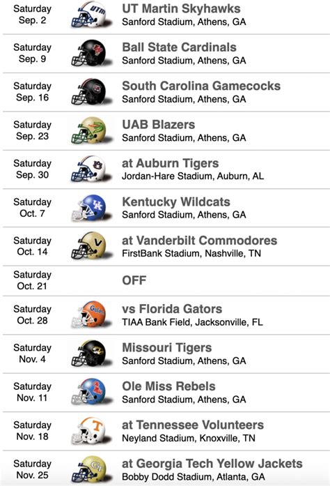 Look Georgias 2023 Football Schedule Is Pathetic The Spun Whats