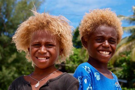 Melanesians The Blonde Afros From Solomon Islands