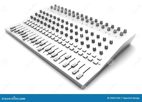 Mixing Board Stock Illustration Illustration Of Amplifier 39621542