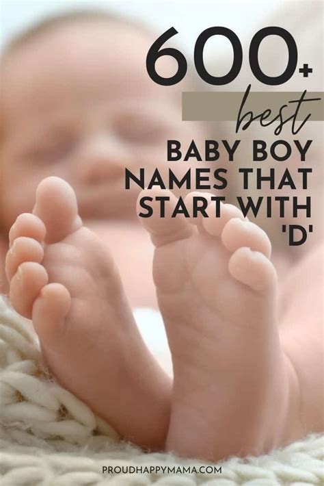 600 Best Baby Boy Names That Start With D Unique And Cool