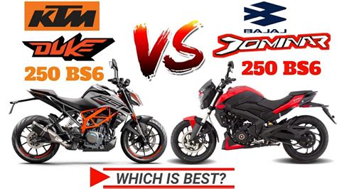 Ktm duke 250 is the latest onboard, which is easily one of the top racing bikes under rs 2 lakhs. Ktm 250 Duke BS6 Vs Bajaj Dominar 250 BS6 | Comparison ...