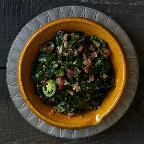 Gomen Ethiopian Style Collard Greens Recipe Eatingwell
