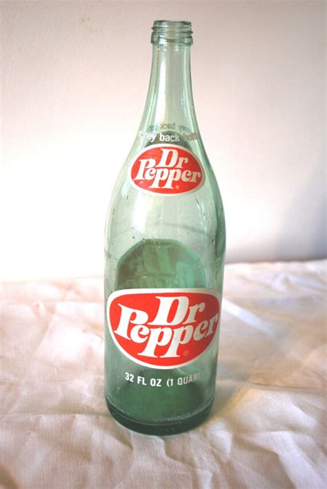 Dr Pepper Vintage Bottle Retro Bottle Dr By Thepurpletreeshop