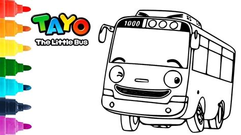 Free Download Tayo The Little Bus Coloring Pages