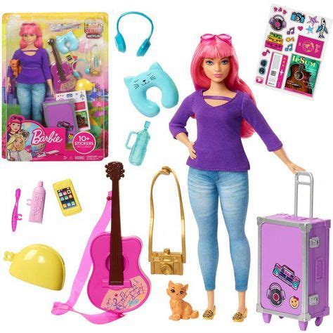 Daisy Mattel FWV26 Dreamhouse Adventures Barbie Muñeca Gato y