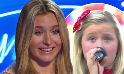 American Idol Harper Grace Redeems Herself From Disastrous Anthem Daily Mail Online
