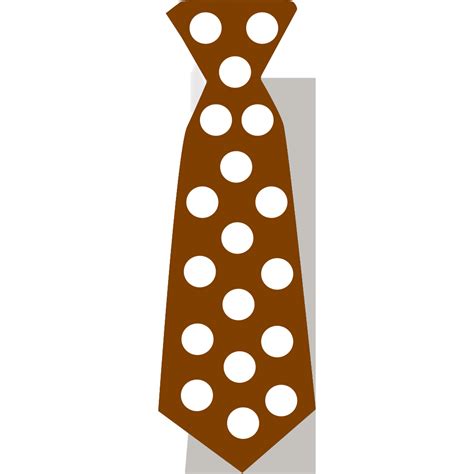 Brown Tie With Polka Dots Png Svg Clip Art For Web Download Clip Art