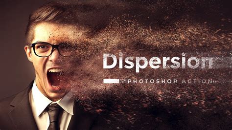 Dispersion Effect Photoshop Action Tutorial Youtube