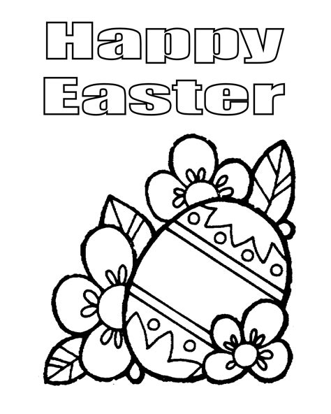 This pack has easter egg coloring pages, each with a different design/pattern. Happy Easter Coloring Pages - Best Coloring Pages For Kids