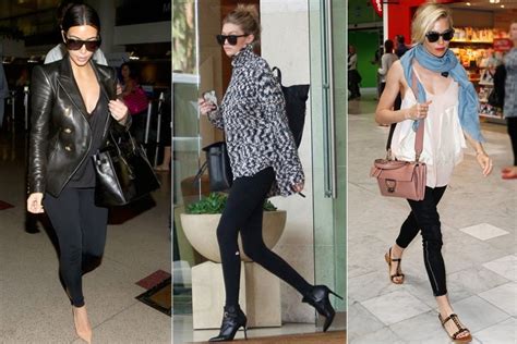 What To Wear With Black Leggings Celeb Approved Suave Ways