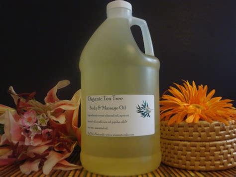 Tea Tree Body And Massage Oil Blend 12 Gallon 64oz 100