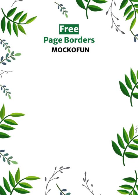 Free Printable Border Designs