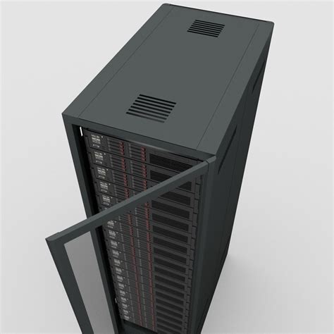 Data Server Rack 3d Model Cgtrader