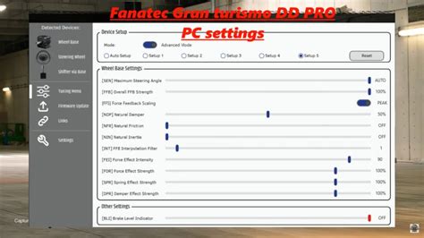 Gran Turismo 7 Force Feedback Setting Fanatec GT DD PRO And CLS DD