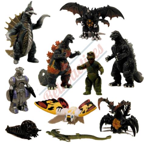 Godzilla Pack Of Destruction First Wave Mini Figure Set By Bandai Creation