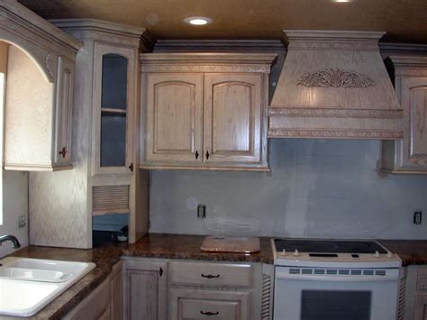 A wide variety of pickled cabinets. Glazed pickled oak cabinets | Oak cabinets, Kitchen ...