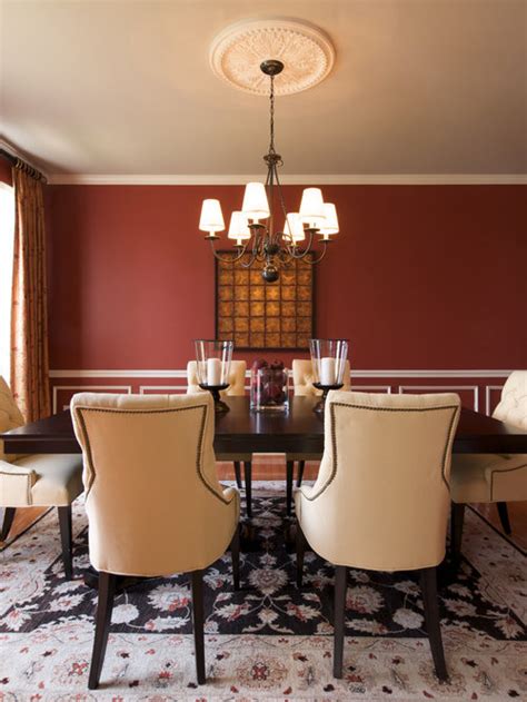 This pretty chair features velvety smooth upholstery on its back and seat cushions to comfort and pamper guests while they enjoy their meals. Dining Room Chair Rail | Houzz