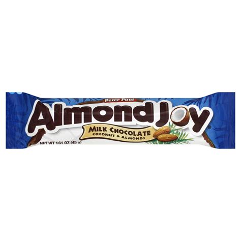 Almond Joy Milk Chocolate Bar Coconut And Almonds 161 Oz 45 G Shop