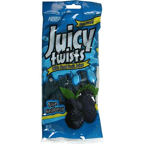 Kennys Juicy Twists Blue Raspberry Packaged Candy Foodtown