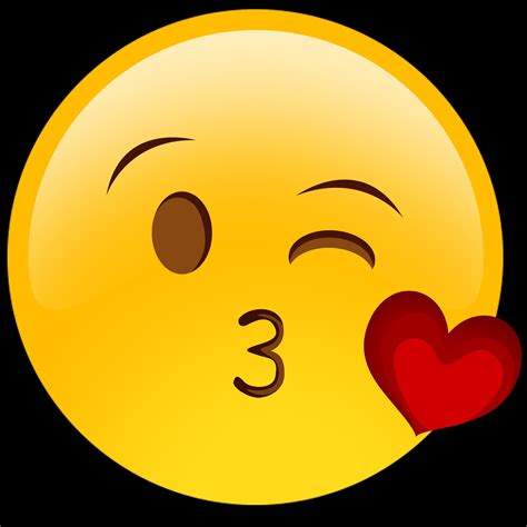 Kiss Black Kiss Mark Emoji