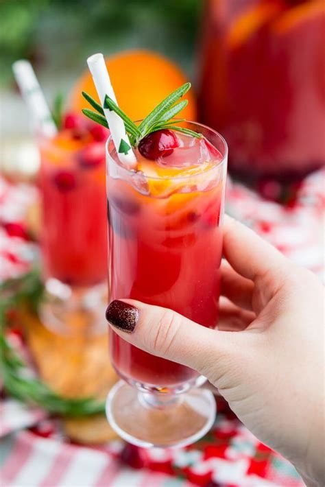 53 christmas cocktail recipes that are brown with the festive joy punch recipes christmas